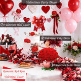 12Pcs Red Roses Artificial Flowers, Fake Velvet Silk Roses With Stems In Bulk, Faux Roses For Anniversary Valentine'S Day Birthday Gifts Wedding Bridal Bouquets Centerpiece Party Home Decor(12, Red)