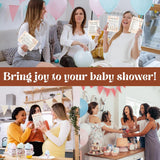 Bear Baby Shower Games – 4 Fun Baby Games For Shower Party, Bingo, Word Scramble, Mommy Or Daddy, Bearly Wait Theme