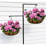 5Pcs Artificial Geranium Silk Flowers For Outdoors Uv Resistant Bush Faux Flowers For Floral Home Decor Garden Patio Windowbox Grave Cemetary Vase Table Centerpiece(Purplepink)