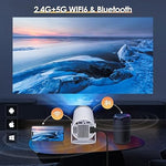 Smart Projector 4K, Auto Keystone, Android TV 11, 5G WiFi, Bluetooth, Portable