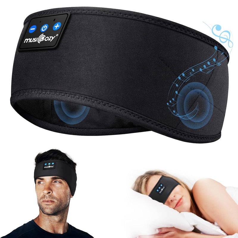 Sleep Headphones Bluetooth 5.2 Headband, Sports Wireless Earphones Sweat Resis