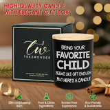 Birthday Gifts For Mom - Favorite Child Scented Candle Vanilla Lavender 10 Oz - Mom Dad Birthday Gifts From Daughter Son, Grandma Grandpa Gift Ideas, Candle For Parents