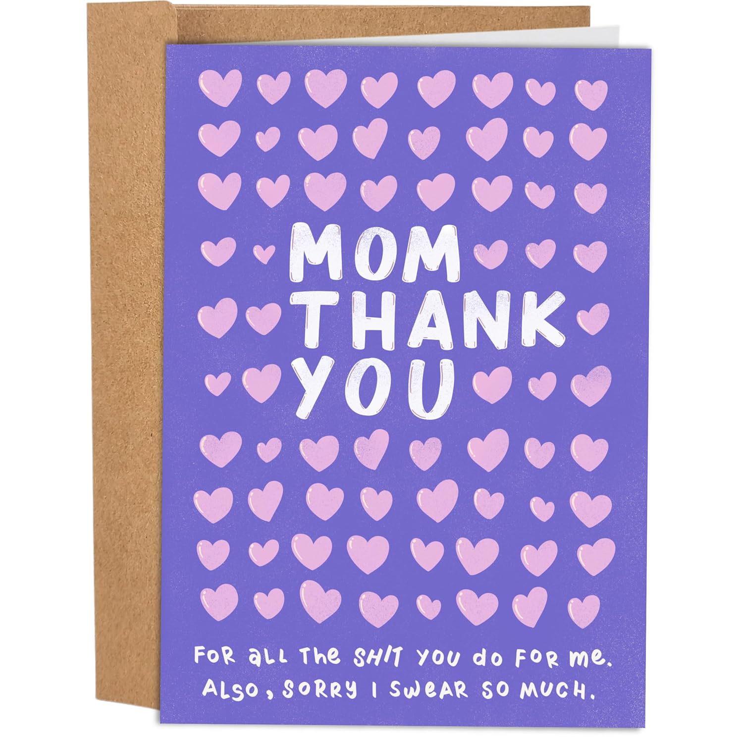 Funny Happy Mother'S Day Card | Naughty Rude Birthday Card For Mom | Sorry I Swear So Much Card