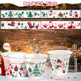 60 Pieces Christmas Clear Plastic Cups Christmas Disposable Plastic Cups Christmas Party Decorations Party Supply Plastic Cups Merry Christmas Party Supply For Beer