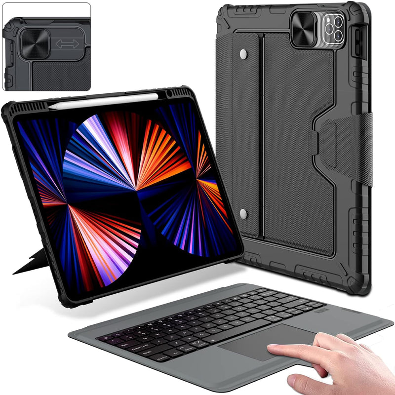 Ipad Pro 12.9 Case With Keyboard, Keyboard Case For Ipad Pro 6Th/3Rd/4Th/5Th G