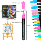 24 Colour Acrylic Paint Marker, 2-3Mm Suitable For Students, Adults Rock Painting, Drawing, Marking, Card Making, Christmas Cards, Doodling, Diy, Metallic Glitter Set