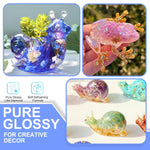 Epoxy Resin 2 Gallon Kit, Pure Glossy Crystal Clear Resin Epoxy With Pump, Bubble Free Anti Yellowing With Self Leveling Formula For Casting, Jewelry Making, Table Top, Wood & Art Crafts