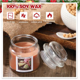 4 Pcs Christmas Candle Set Scented Candles Gift 9.5 Oz For Women Men, Xmas Scents Of Christmas Tree Cookies Spice Plums