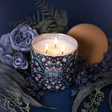 Colonial Candle Lavender Sprig Scented Jar Candle, Deco Collection, 3 Wick, 14.5 oz - Up to 60 Hours Burn, Multicolor