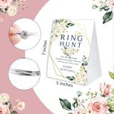 Bridal Shower Ring Game, Ring Hunt Bridal Shower Game 30 Fake Rings, Bridal Shower Decorations, Wedding Games, Bachelorette Party Games For Guests - Rh02
