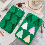 Christmas Tree Silicone Molds 2 Pack Christmas Chocolate Molds For Baking 3D Christmas Cake Mold Holiday Candle Resin Mold Xmas Pine Tree Soap Ice Cube Mold For Jello Cake Festival Home Decoration