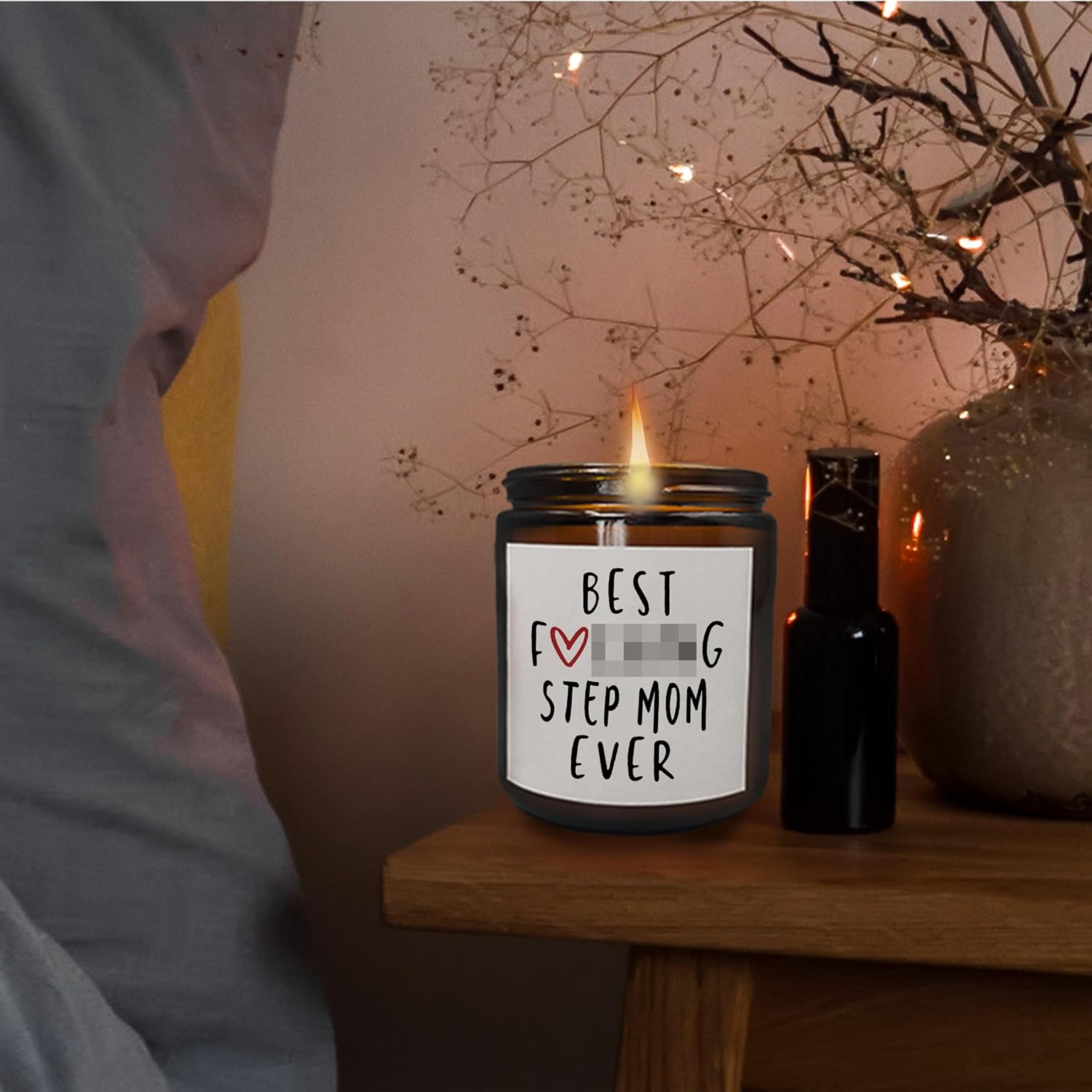Step Mom Gifts Scented Candles, Gifts For Step Mom, Step Mom Gifts From Daughter, Step Mom Gift Ideas, Step Mom Mother'S Day Gifts, Best Step Mom Ever Gifts Candle