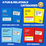 Party Game For Gibberish Guessing, A Funny Word Guessing Card Game For Teens & 17+, Great Funny Gift For Friends, Couples & Party Game Nights, Human Language Not Found