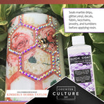 Clear Quick Coat Sealer For Resin Art, 8 Oz Bottle, Epoxy Supplies For Coating & Casting, Tumblers, Keychains, Jewelry, Outdoor Sign Waterproofing, No Voc