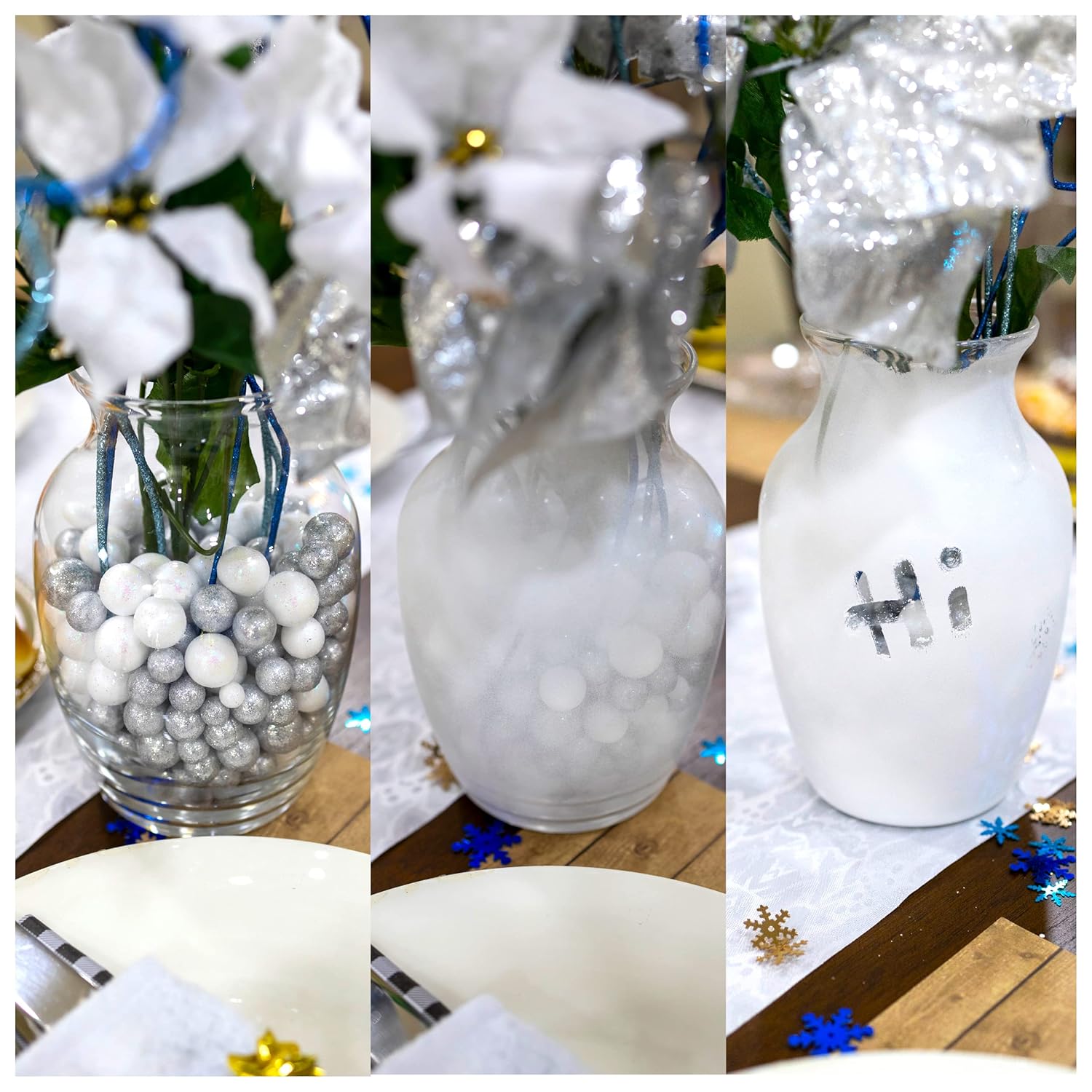 Spray-On Glass & Window Décor, Snow Frosted Glass Spray Paint, 9 Fluid Ounces, 4-Pack