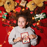 24 Pack Vintage Valentine'S Day Cards Kit With 8 Designs Retro Cute Style Kids Blank Greeting Note Cards Stickers And Red Envelopes For Valentine'S Gifts Exchange School Classroom Prize