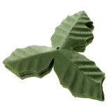 50Pcs Artifical Leaves Rose Flower Leaf Wedding Bouquet Garden Home Decor Crafts - Green