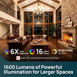 Smart LED Bulbs 5GHz Wi-Fi Compatible with Alexa Apple Home and Google Assistant Dimmable Color Changing