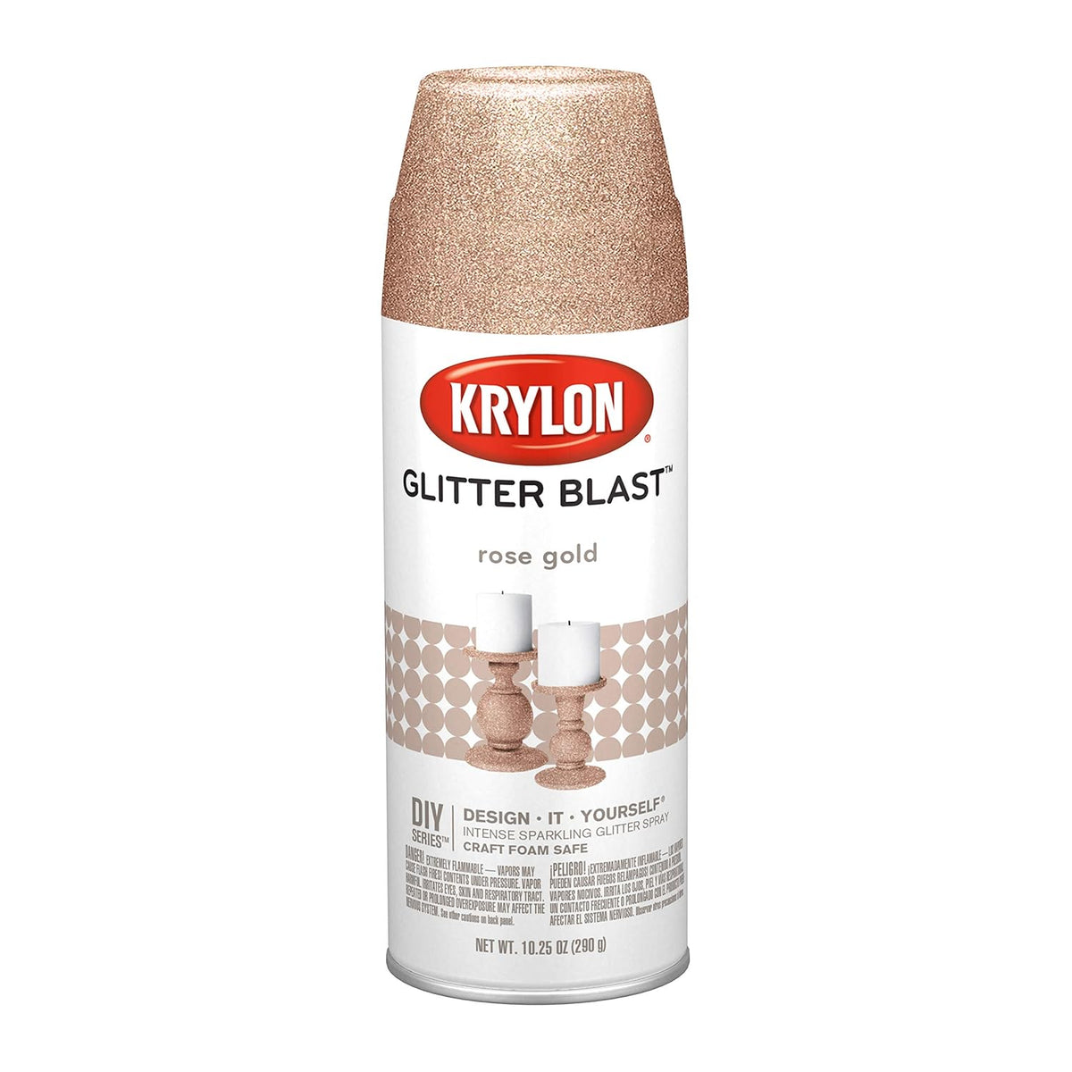 Krylon K03558000 Glitter Blast, Rose Gold, 10.75 oz.