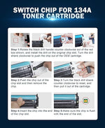 134A Toner 2-Pack (Black, No Chip) for M209dw, MFP M234dw Printers