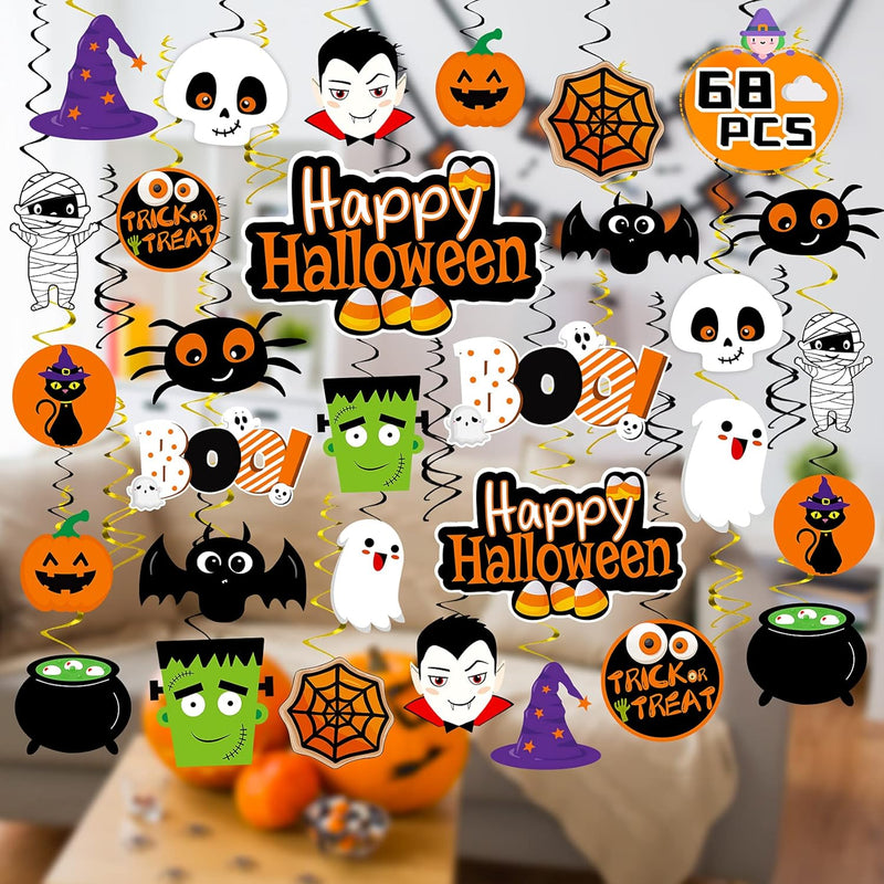 Halloween Hanging 68Pcs Halloween Ceiling Decorations Halloween Decora