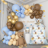 Extra Large Teddy Bear Gift Bags Baby Shower Jumbo We Can Bearly Wait Baby Plastic Gift Bag For Girls Boys Newborn Parties Favors Decorations 56 * 36 Inch