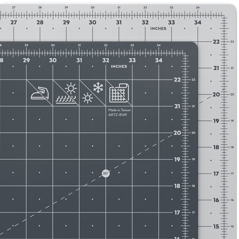 24"X36" Cutting Mat With Grid & Non Slip Surface, Self Healing Cutting Mat For