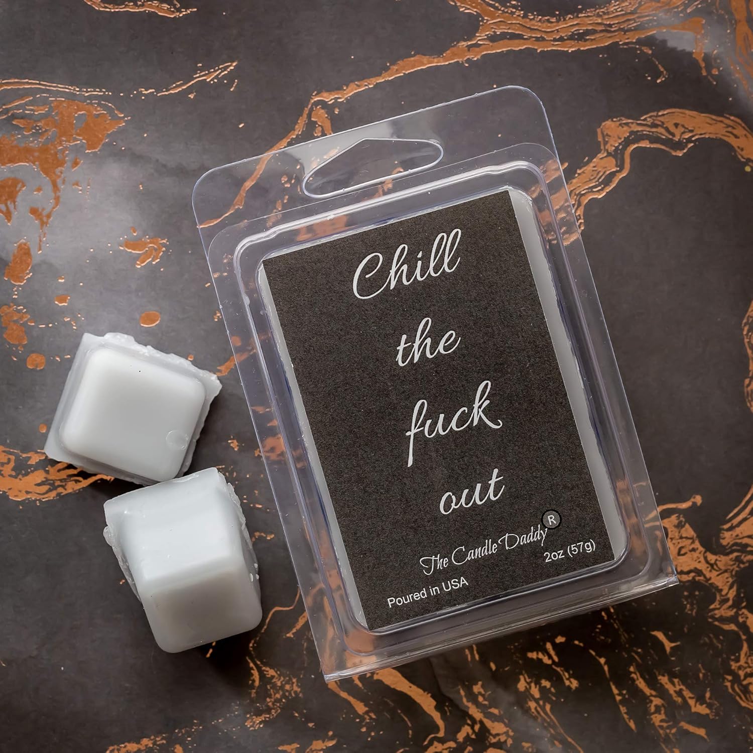 Eucalyptus Scented Wax Melts/Cubes - 2 Oz - Chill The Fuck Out