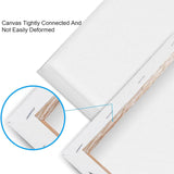 40Pack Stretched Canvas For Painting 8X10, Blank White Canvases For Painting - Primed Cotton, Art Canvases For Oil, Acrylic & Watercolor Paint.