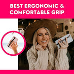 Non-Elastic Phone Grip, Small and Discreet Phone Strap Holder for Hand