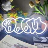 MF DOOM Neon Sign USB Dimmable LED Hip Hop Wall Light for Bedroom Studio Music Room Decor