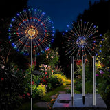 8 Pack Solar Flame Torch Lights Waterproof Flickering Flame Garden Patio Yard Landscape Lights
