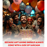 Funny Adult Wrapping Paper 17'' Mini Rolls | 'Happy Fcking Birthday' Pink Gold Foil & Kraft Designs | Premium Thick Gift Wrap, 42.5 Sq Ft Total | 3-Pack For Birthdays & Gag Gifts