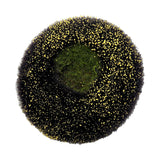 5Pcs Sunflower Foam Flocking Flower Wick 4.5 Inch Yellow Green Artificial Simulation Sunflower Flower Heart Plastic Flower Wick For Wedding Party Home Decoration Sticky In Garland
