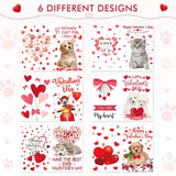 36 Sets Valentines Day Puppy Kitten Cards And Stickers Assortment Valentines Cards With Envelopes Valentine'S Day Party Greeting Card Kids Adults Teacher School Classroom Greeting Gifts
