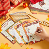 131 Pcs Thanksgiving Party Games Set 25 Players Thanksgiving Trivia Word Search Who Is Most Like A Turkey Game Card With Pencils For Family Friend Group Activities Fall Harvest Party Supplies