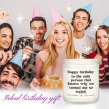 Sister Birthday Gifts, Funny Gifts For Sister, Happy Birthday Gift For Women Sister Best Friend - Handmade Lavender Candle 7Oz