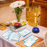 Christian Bible Friendly Feud Game With 2 Answer Buzzers, Religious Feud Card Board Game Night Family Church Group Fun Trivia Quiz For Christmas Easter Party Office Class Team Building
