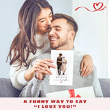 Anniversary Birthday Card For Couple, Husband, Wife, Parents, Him, Her, Boyfriend, Girlfriend - Wedding Anniversary Birthday Cards For Couples - Single 5.3''X 8'' Folded Card With Envelope