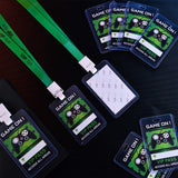 16 Pieces Video Game Party Favors Video Game Vip Pass Holder Tickets Party Vip Pass Lanyards For Birthday Party Supplies