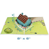 New Home Card, House Pop Up Card, Congratulations For New Home, Realtor, House Warming, Birthday, Mothers Day, Father'S Day, Retirement