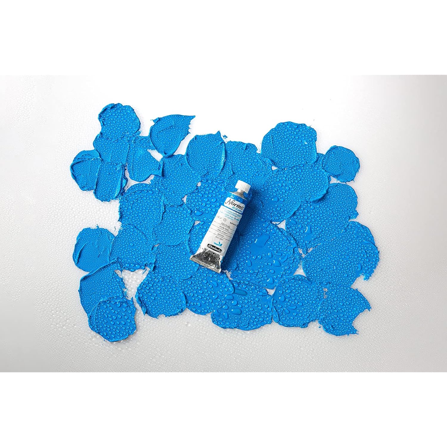 - Norma Blue, 21114012, Finest Water-Based Artists' Oil Colors, Highly Pigmented, Lightfast, Vegan, Titanium White - 120 Ml