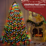 Large Size 16.5Ft Solar String Lights Outdoor, 8 Lights Modes Solar Christmas Tree Lights, Outdoor Solar Christmas Light