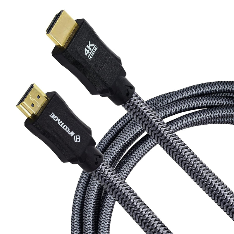 IFOOTAGE 4K HDMI Cable, Ultra HD Long HDMI Cable, 18Gbps High Speed HDMI 2.0 C