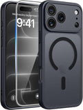Black iPhone 18 Pro and iPhone 17 Pro Case Compatible with MagSafe