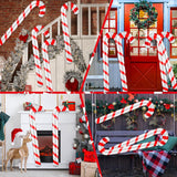 48 Inch Inflatable Jumbo Christmas Decorations - Blow Up Candy Canes Inflatable Candy Canes Balloons Ornaments For Xmas Indoor Outdoor Holiday Yard Decor New Year Gifts