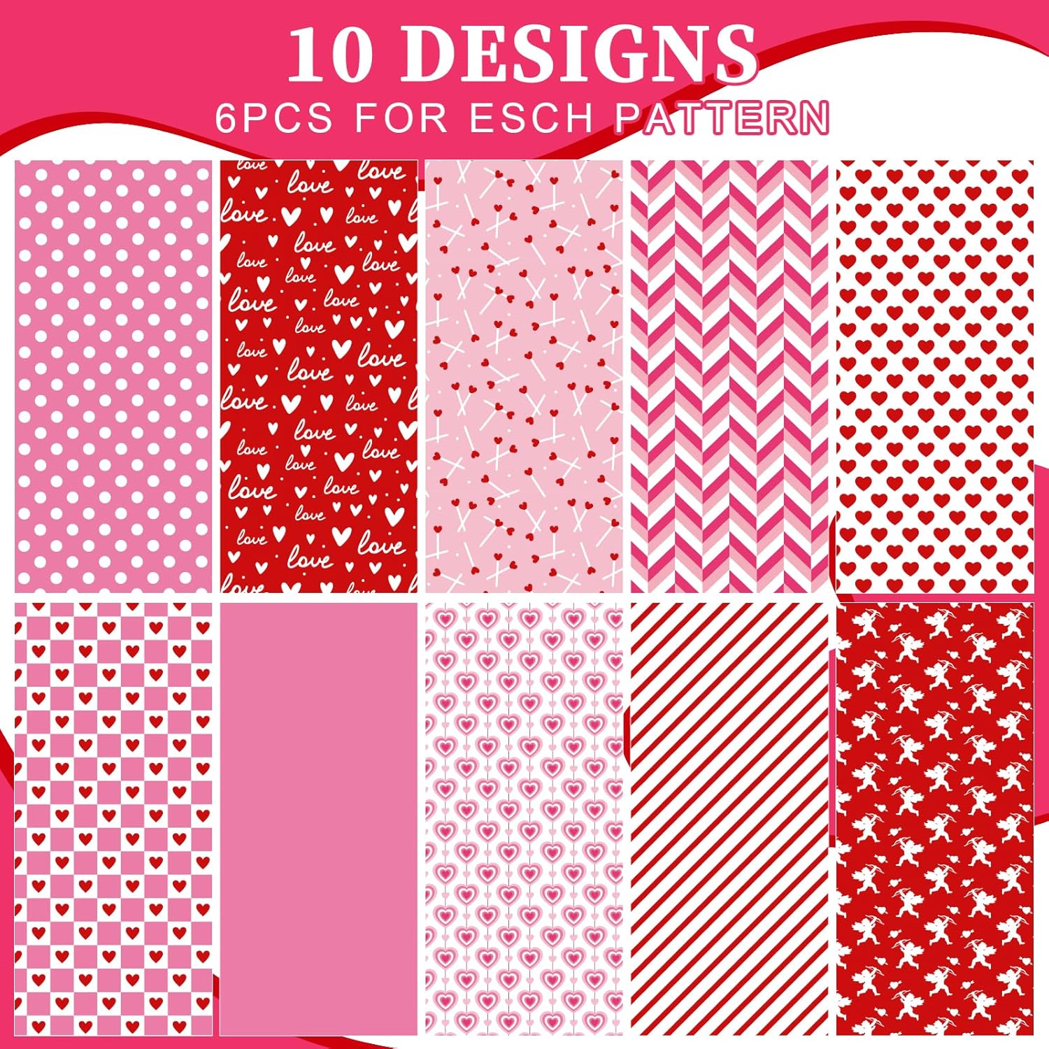 60 Sheets Valentine'S Day Tissue Paper Love Heart Gift Wrapping Paper 13.8 X 19.7 Inch Assorted Pink Red Sweet Valentine Tissue Paper For Diy Craft Gift Bags Wedding Birthday Party Decor