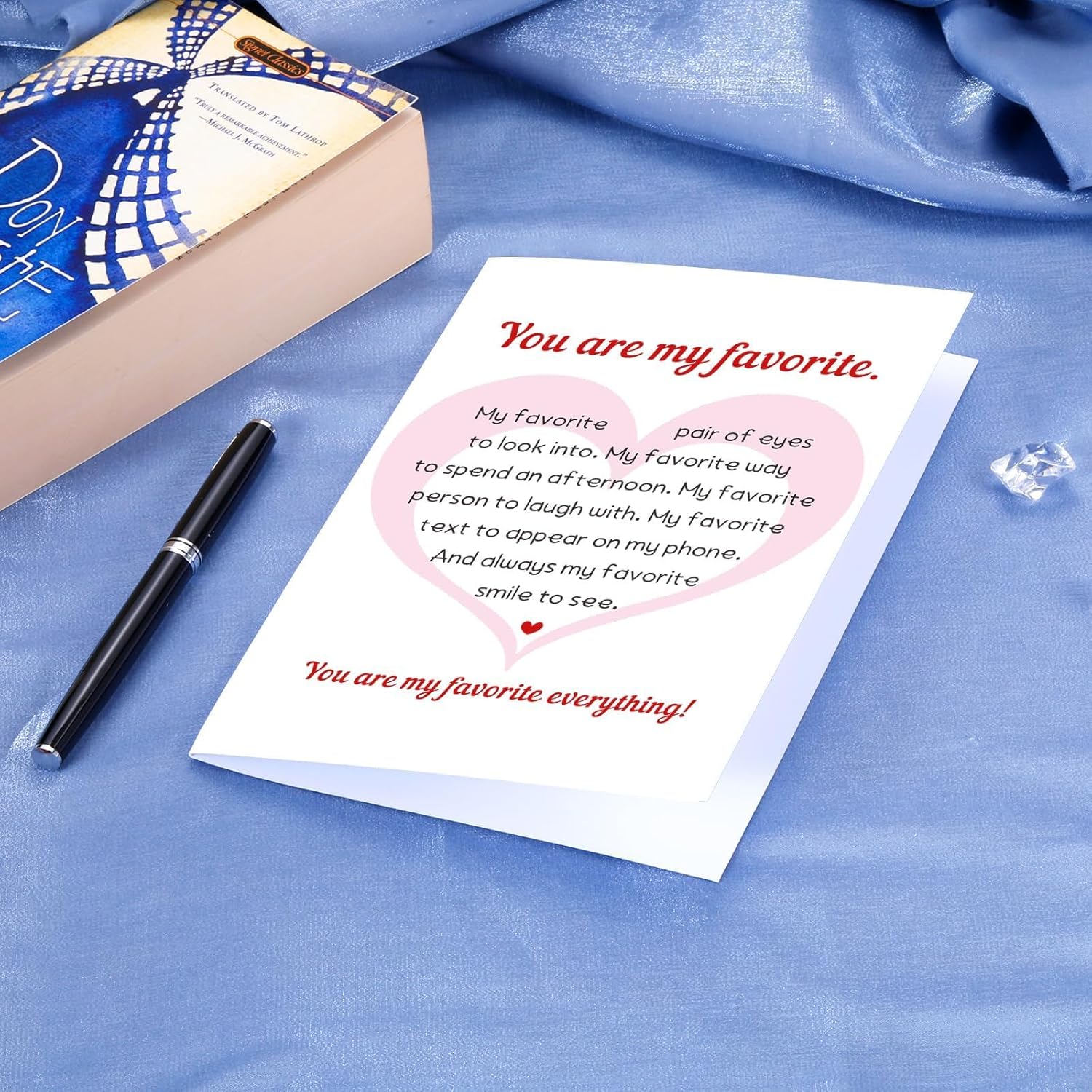 Valentines Day Card For Husband Wife, Valentine'S Day Card Happy First Valentines Cards For Boyfriend Girlfriend Romantic Couple Gifts For Him Her Men Women Heart Design Gift Cards You Are My Favorite