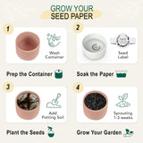 - The Growing Candle, Sandalwood & Vanilla Scented, 8Oz Ceramic Pot, Aromatherapy Candles For Home, 100% Soy, Adelyn