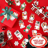 100 Pcs Christmas Scratch Off Cards 10 Styles Holiday Diy Scratch Blank Gift Certificates With 300 Stickers Christmas Party Game Cards For Adults Groups Party Favor Prizes Business